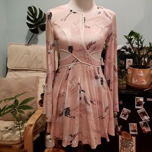 Pink Flare Dress